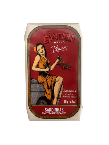 Cantara Vintage Sardines in Spiced Tomato Sauce - 6 Pack